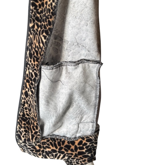 Kim Rogers Long Sleeve Animal Print Velour Zip Jacket Size M - Picture 4 of 10